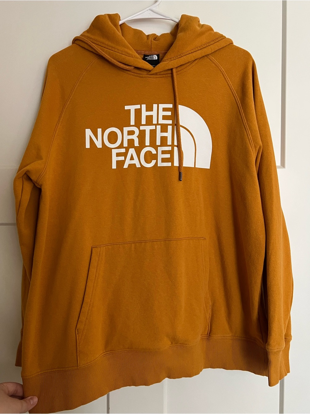 NWOT The North Face Women’s sweatshirt in Mustard Gold